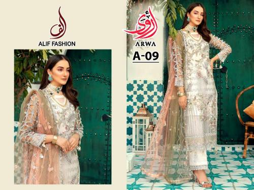 Alif Fashion Arwa A-09 Salwar Suits 