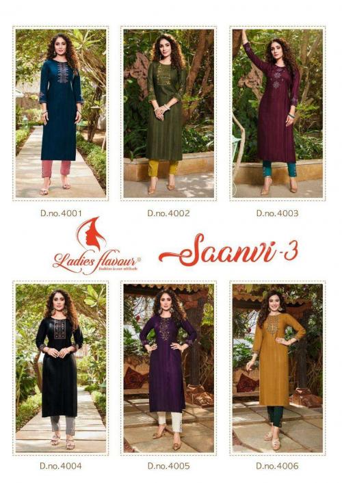 Ladies Flavour Saanvi 4001-4006 Price - 5250