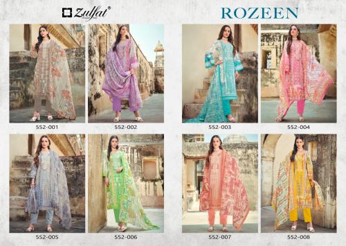 ZULFAT DESIGNER ROZEEN 552-001 TO 552-008 Price - 4392