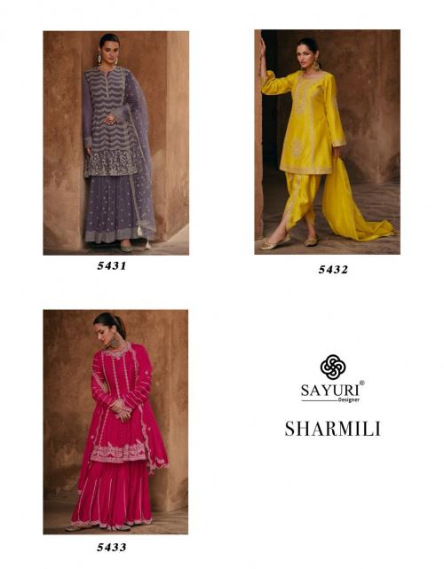 SAYURI DESIGNER SHARMILI 5431 TO 5433 Price - 7047