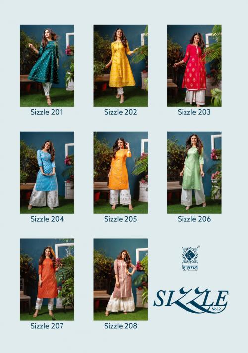 Kiana Fashion Sizzle 201-208 Price - 7520
