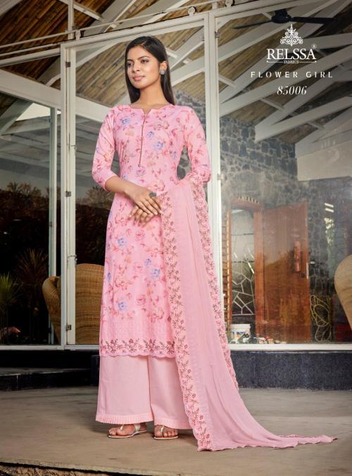 Relssa Fabrics Flower Girl 85006 Price - 1800