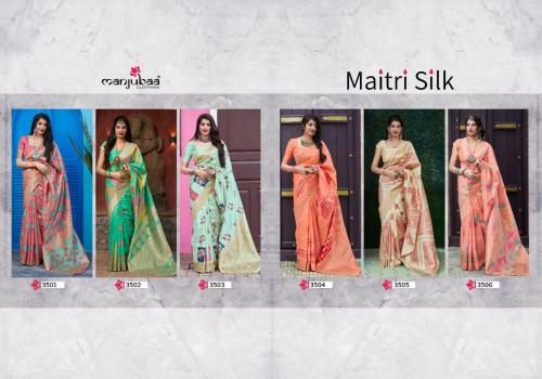 Manjubaa Maitri Silk 3501-3506 Price - 10470