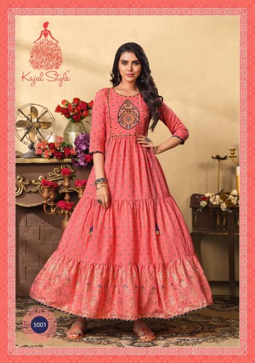 Kajal Style Fashion Colorbar Vol-5 5001-5010 Series 