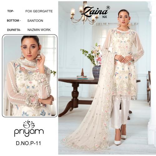 Priyam Fashion Zaina P-11 Price - 1305