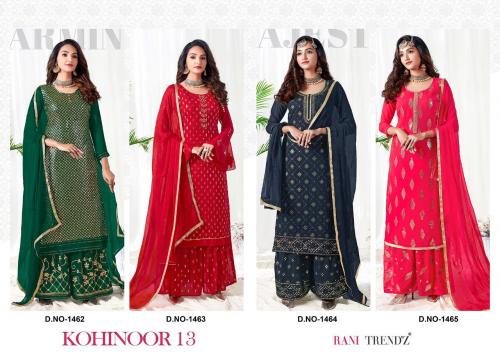 Rani Trendz Kohinoor 1462-1465 Price - 6760