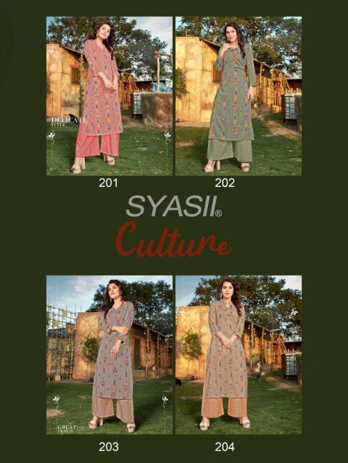 Syasii Designers Culture 201-204 Price - 2380