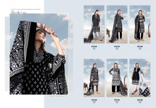 Keval Fab Alija Black And White 1001-1006 Price - 2550