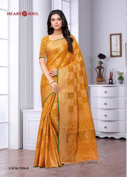 Heat & Soul Bandhani Weaves 7098 B Price - 1125