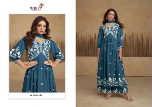 Vamika Fashion Aadhira Vol-6 Silver 1108-I Price - 1345