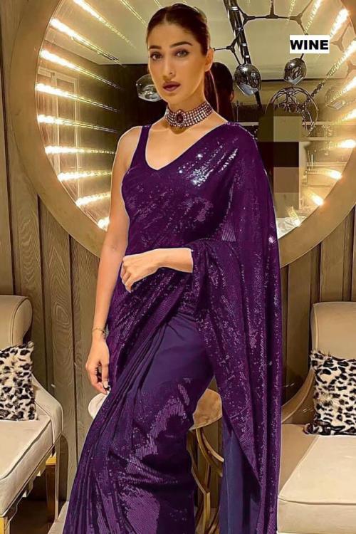 Bollywood Designer Sequence Saree DF-3203-F Price - 1099