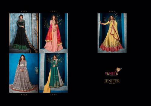 Arihant Designer Vamika Jennifer Winget 9001-9005 Price - With Bottom - 9375 , Without Bottom - 8975