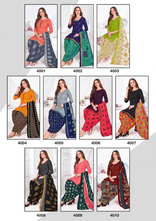 Madhav Fashion Patiyala Kudi  4001-4010 Price - 3500