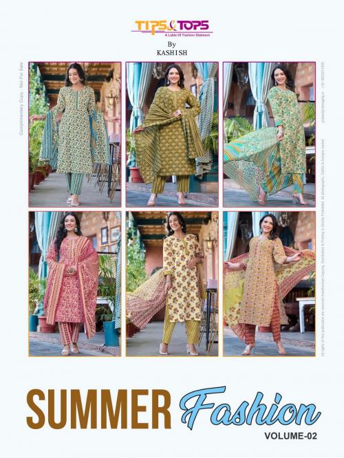 TIPS & TOPS SUMMER FASHION VOL-02 201 TO 206 Price - 3630