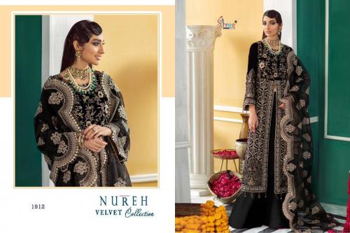 Shree Fab Nureh Velvet Collection 1912 Price - 1399
