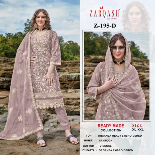 ZARQASH READYMADE COLLECTION Z-195-D Price - 1500