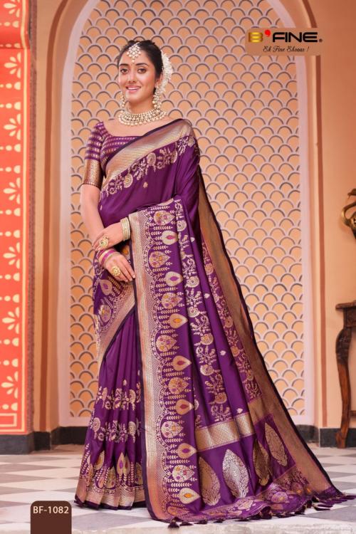B Fine Saree Poornima 1082 Price - 2255