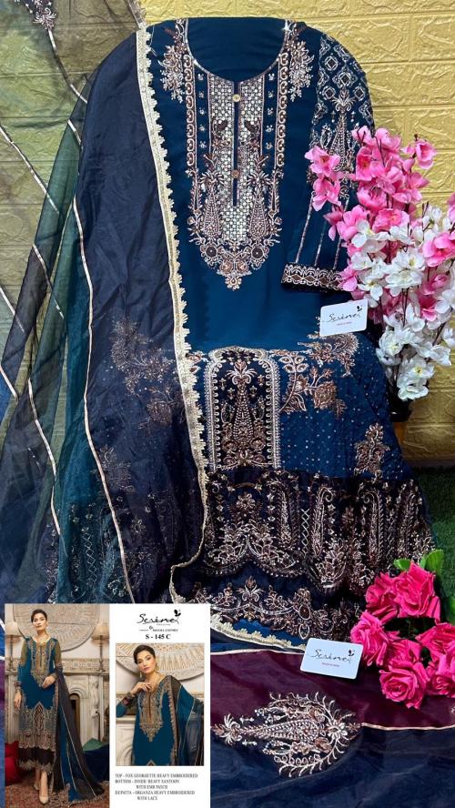 Serine Pakistani Suit S-145-C Price - 1499