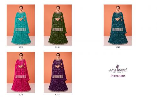 Aashirwad Creation Evershine 9239-9243 Price - 12995
