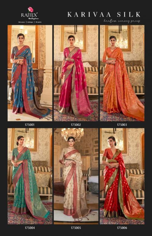 Raj Tex Karivaa Silk 175001-175006 Price - 8370