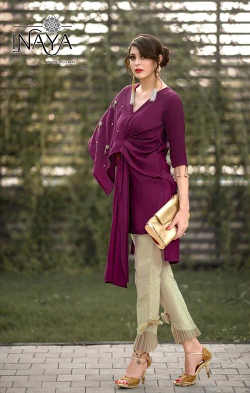 Inaya By Studio Libas Luxury Pret Collection Maroon Price - 1499