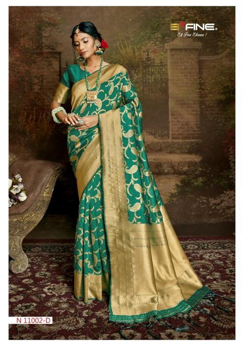 B Fine Saree All Time Hit 11002-D Price - 1175