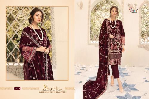 Shree Fab Shaista Velvet Collection 1922 Price - 1499