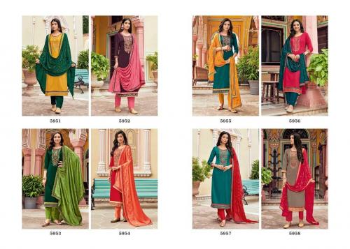 Kessi Fabric Bandhan 5951-5958 Price - 7192