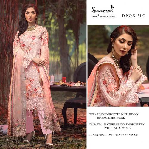 Serene Pakistani Suit S-51-C Price - 1335