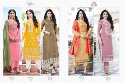 Shivali Fashion Kiara 1001-1005 Price - L- 8750, XL- 9045, XXL-9250	