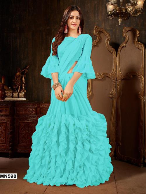 Roohi Ruffle Saree FG MN 598