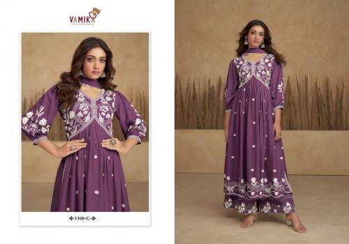 Vamika Fashion Aadhira Vol-6 Silver 1108-G Price - 1345
