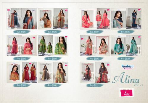 Ambica Fashion Alina 1601-1611