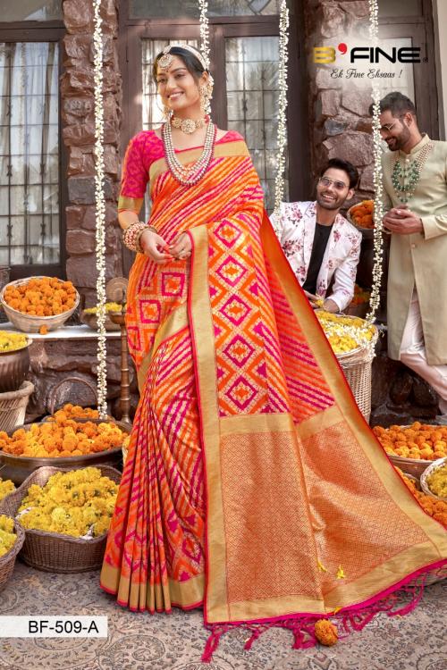 B Fine Saree Parampara BF-509-A Price - 2195