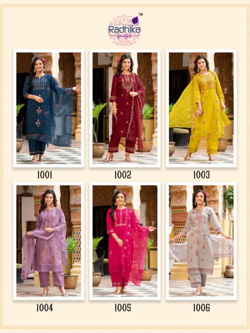 Radhika Lifestyle Shehnaaz 1001-1006 Price - 7494