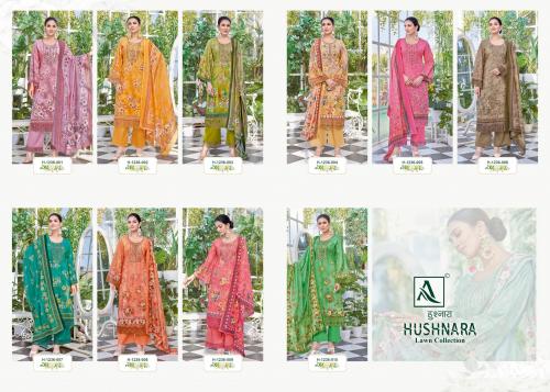 ALOK SUIT HUSHNARA H-1236-001 TO H-1236-010 Price - 7900