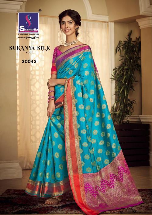 Shangrila Saree Sukanya Silk 30043 Price - 1195