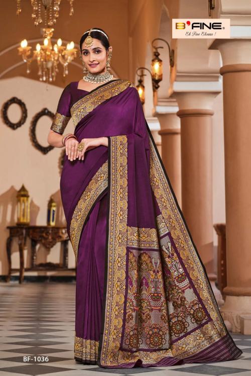 B Fine Saree Ujwala 1036 Price - 1945