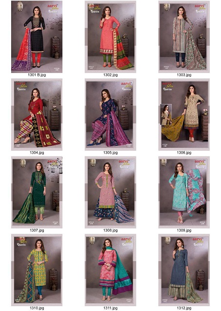Aarvi Fashion Queen 1301-1312 Price - 5040