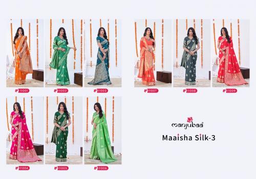 Manjubaa Maaisha Silk 11001-11009 Price - 16155