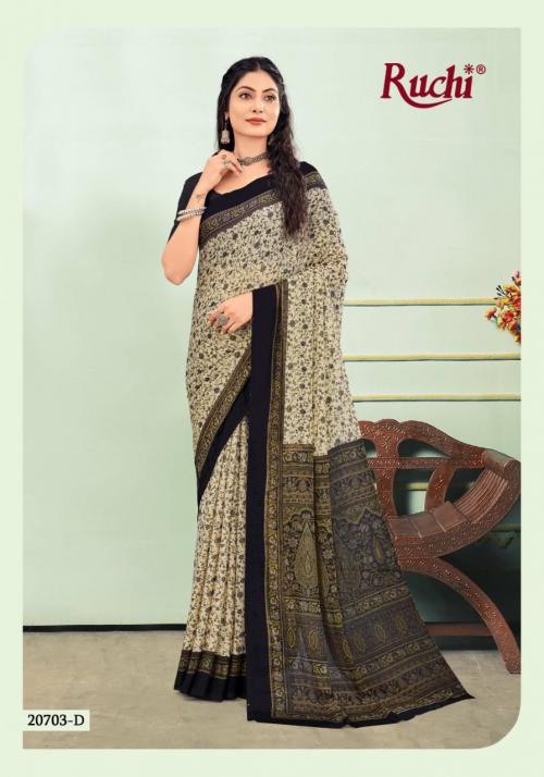Ruchi Saree Star Chiffon 20703-D Price - 467