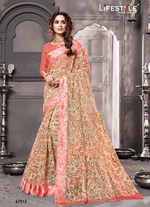 Lifestyle Saree Pravina Cotton 67912 Price - 606
