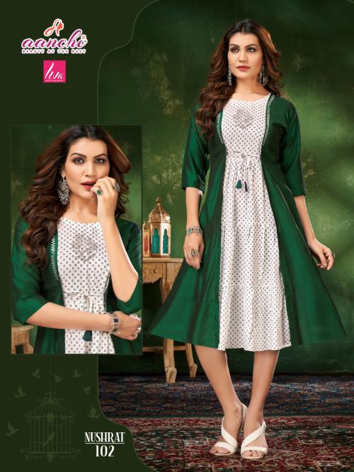 AANCHI KURTIS NUSHRAT 102 Price - 649