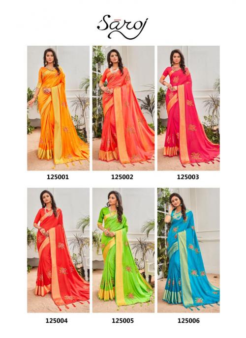 Saroj Saree Kadmbari 125001-125006 Price - 5850
