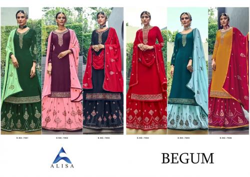 Alisa Begum Skirt 7001-7006 Price - 7470