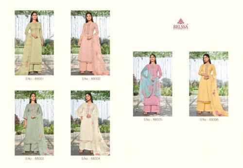 Relssa Fabrics Radhika 88001-88006 Price - 10470