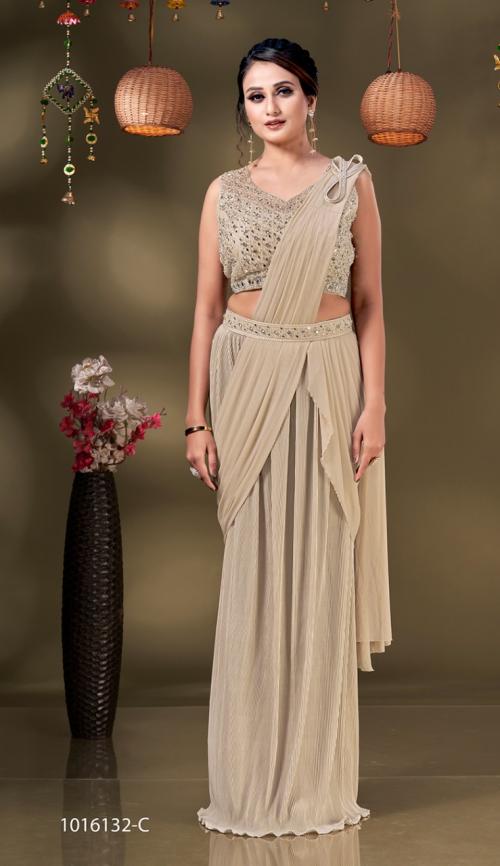 Aamoha Trendz Ready To Wear Designer Saree 1016132-C Price - 2745