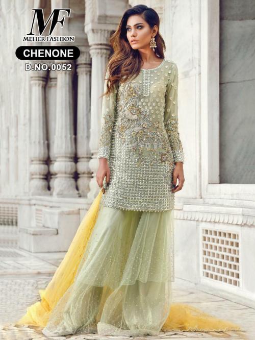 Meher Fashion Chenone 052 B Price - 1400