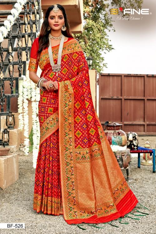 B Fine Saree Patola BF-524 Price - 2895