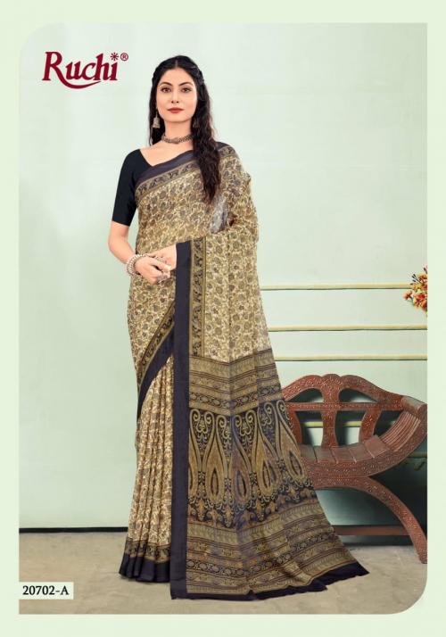 Ruchi Saree Star Chiffon 20702-A Price - 467